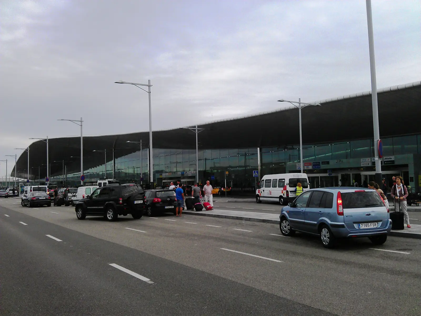 Terminal 1 på Barcelona-El Prat, den stora flygporten till Katalonien